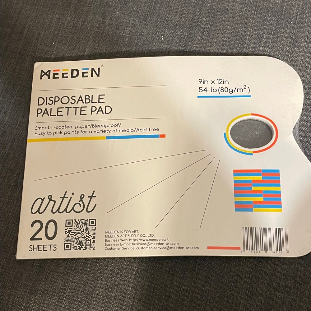 Disposable Palette Pad - White